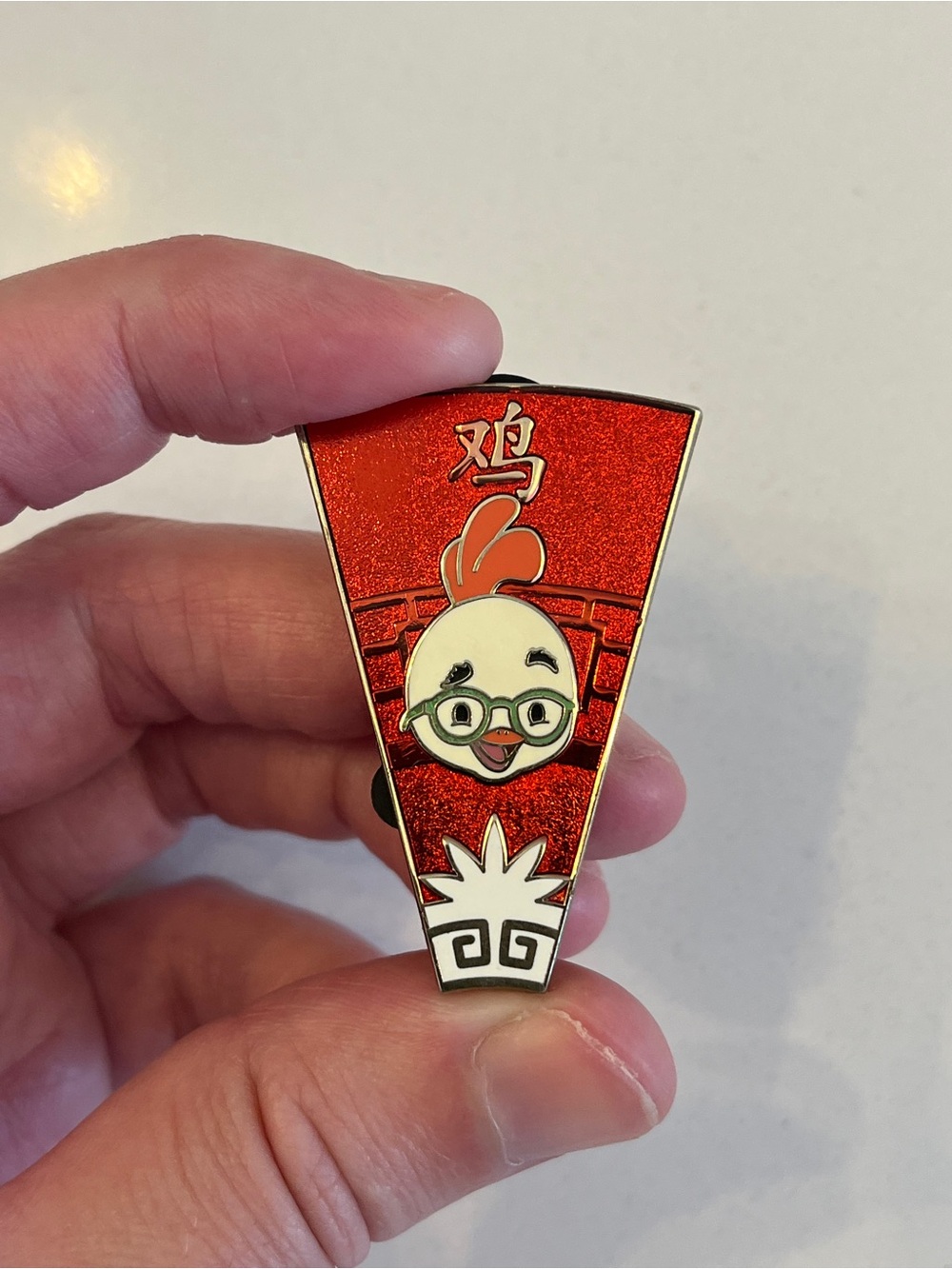 Disney Chinese Zodiac Mystry Collection Year of the Rooster Chicken Little Pin